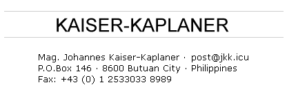 Alles rund um die Musik Johanny Kaiser-Kaplaner · EDV-Beratung · Internet-Services · Software Development
